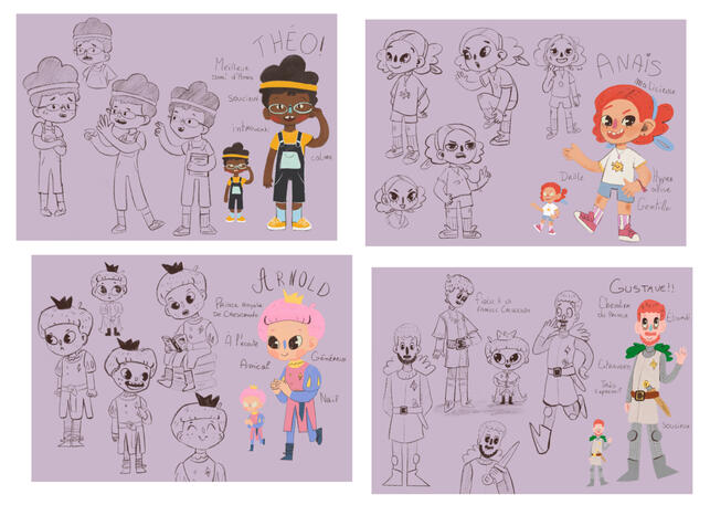 chara-design de projet BD personnel