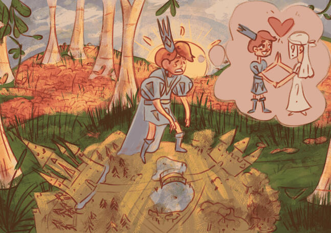 extrait sur la princesse au petit pois