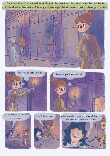 page unique Louis XIV