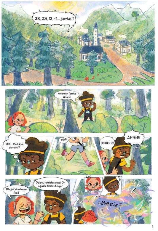 projet perso' BD "cache cache"